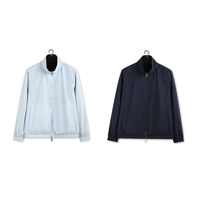loro piana bomber reversible stand collar jacket